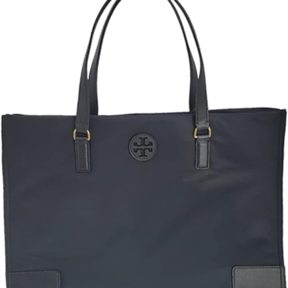 Tory Burch Womens 136144 Ella Gold-Tone Hardware Large Nylon Tote Bag